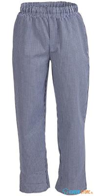 Whites Vegas unisex koksbroek blauw-wit geruit L | B311-L