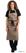 Whites halterschort polyester-katoen bruin | B429 3