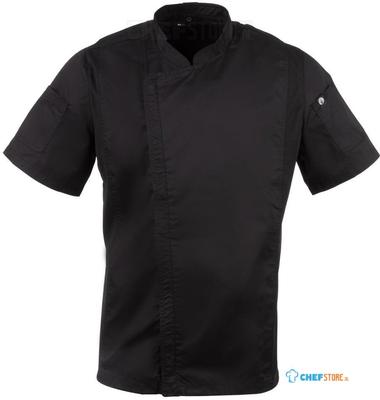 Chef Works Springfield unisex koksbuis met rits zwart M | B472-M