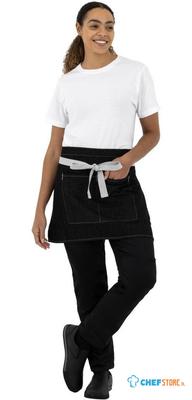 Whites Southside Denimbistroschort zwart |  B995