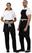 Whites Southside Denimbistroschort zwart |  B995 10