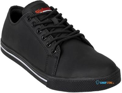 Slipbuster Veiligheidssneakers van Gerecyclede Microvezels Matzwart 37 - Slipbuster Footwear BA060-40