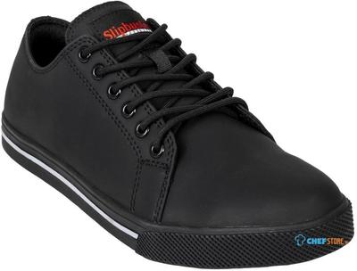Slipbuster Veiligheidssneakers van Gerecyclede Microvezels Matzwart 37 - Slipbuster Footwear BA060-42