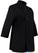 Whites Chefs Clothing Whites Dames Getailleerde Koksjas Zwart Maat L - BA110-L 4