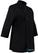 Whites Chefs Clothing Whites Dames Getailleerde Koksjas Zwart Maat M - BA110-M 4