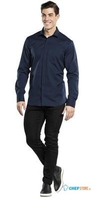 Chaud Devant Heren Ufx Navy Overhemd L - BA135-L