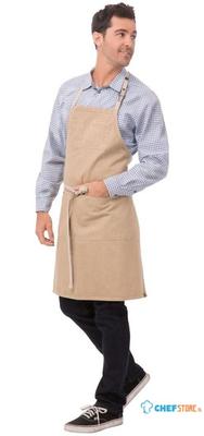 Chef Works Austin Denim kort schort naturel | BB007