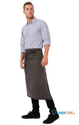 Chef Works Dorset bistrosloof donkergrijs | BB041