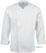 Chef Works Urban Hartford unisex koksbuis met rits lange mouw wit M | BB264-M