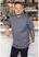 Chef Works Urban Springfield unisex koksbuis met rits korte mouw inktblauw M | BB267-M 2