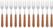 Olympia steakvork hout heft | 12 stuks | C137 4
