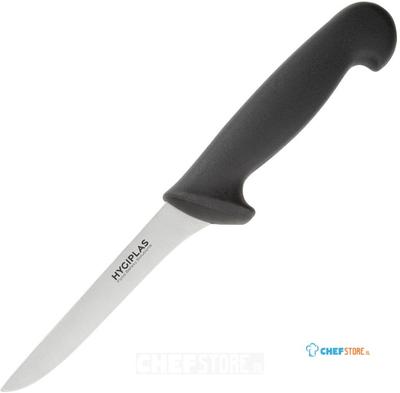 Hygiplas uitbeenmes 12,5cm zwart | C267