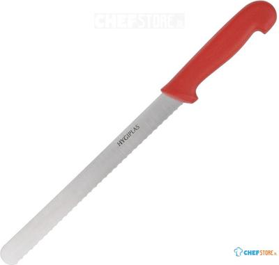 Hygiplas gekarteld vleesmes 25,5cm rood | C897