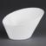 Olympia Whiteware ovale hellende kommen 15 x 13,5cm | CB079