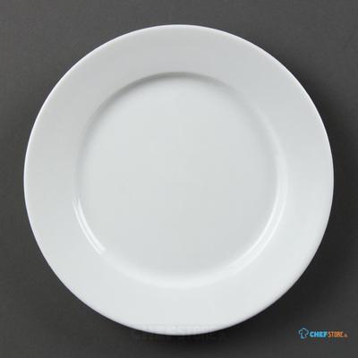Olympia Whiteware borden met brede rand 20,2cm | CB479