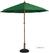 Bolero ronde groene parasol 2,5 meter | CB512