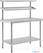Rvs Werktafel Met Wandplank En Ruimte Voor Gn Bakken | 120cm | Vogue | CB908 5