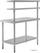 Rvs Werktafel Met Wandplanken | 120cm | Vogue | CC359 5
