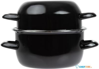 Olympia emaillen mosselpan 1kg porties | CD678