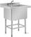 Diepe RVS Spoelbak | 1 Bak | 77x60cm | Vogue | CE141