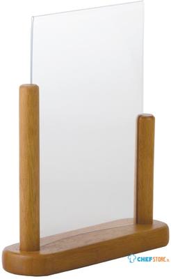 Securit teakhouten menukaarthouder A5 | CE408