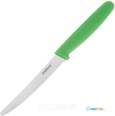 Hygiplas gekarteld tomatenmes 10cm groen | CF898