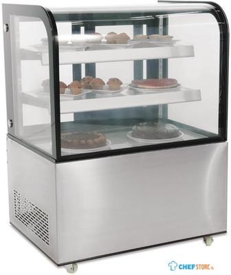 Gekoelde vitrine staand | Gebogen glas | 270 liter | G-serie | Polar CG841