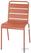 Bolero Terracotta Gelateerde Stalen Zijstoelen (4 Stuks) - CK063