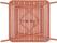 Bolero Terracotta Vierkante Stalen Lattentafel - 700 Mm - CK064 4