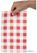 Rood geruit vetvrij papier | 19x31cm | CL658 5