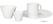 Olympia conische ramekin wit 7cm | CM164