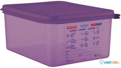 Araven | GN1/2 siliconen allergenen voedseldoos met deksel | 10 liter| CM789