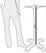 Bolero gietijzeren statafelpoot 108cm |  CR478 2