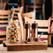 Olympia koperen en houten zout- en pepermolenset 15cm |  CR689 2