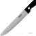 Olympia steakmessen met ronde punt | rvs & zwart | 21.5cm | CS716 4