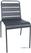 Bolero stalen stoel grijs - 4 stuks | CS727