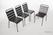Bolero stalen stoel grijs - 4 stuks | CS727