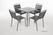 Bolero stalen stoel grijs - 4 stuks | CS727