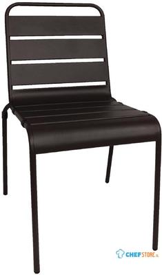 Bolero stalen stoel zwart - 4 stuks | CS728