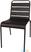 Bolero stalen stoel zwart - 4 stuks | CS728