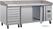 Pizza werkbank met marmeren blad en deeglades | 428ltr | Polar | CT423 2
