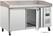 Polar pizza werkbank met marmeren blad 428ltr |  CT424 2
