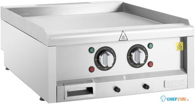 Buffalo 600 Serie Elektrische Bakplaat met Twee Zones 600 Mm - CU475