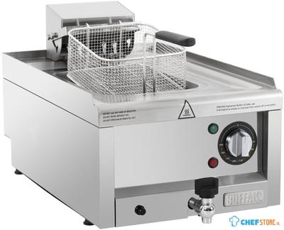 Buffalo 600 Serie Elektrische Friteuse 8 Liter - CU476