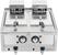 Buffalo 600 Serie Elektrische Friteuse met Dubbele Tank 2 X 8 Liter - CU477 2