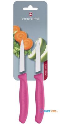 Victorinox Officemes Met Spitse Punt 8 cm Roze (2 Stuks) - Victorinox CU552