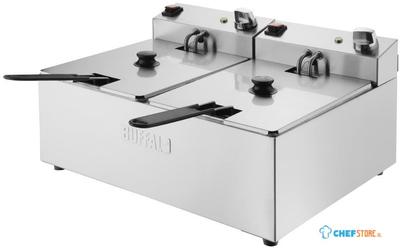 Buffalo Dubbele Friteuse 2x5L 2800W - CU618