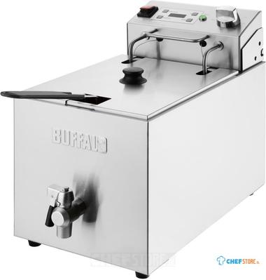 Buffalo Enkele Elektrische Friteuse met Timer 8Ltr - CU620
