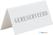 Securit Reservering Tafelstandaards Met Nederlands: 'Gereserveerd' Wit Acryl Standaarden Met Zwart Lettertype (box 5) - CU915 2