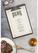 Securit Vintage Menu Klembord Metalen Patina Clip Met "Eten & Drinken" Artwork A4 - CU931 5